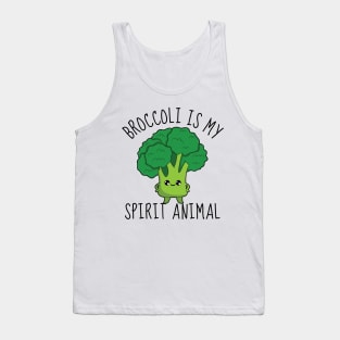 Broccoli Is My Spirit Animal Funny Tank Top